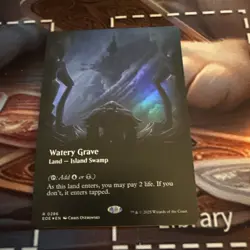 Watery Grave (Borderless) Foil MTG NM EOE 0286 - Image 1