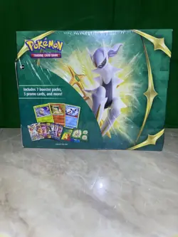 Pokemon Arceus Collector's Bundle Box Spring 2022 7 Booster Packs evolving Skies - Image 1