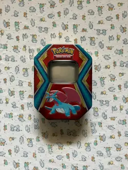 New Condition Salamence Pokemon TCG: Dragons Collector's Tin 2019 Open/Empty - Image 1