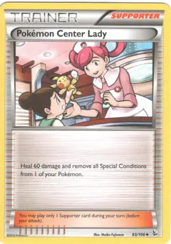 Pokemon Center Lady - Generations 68/83 - Uncommon - NM Pokemon TCG - Image 1
