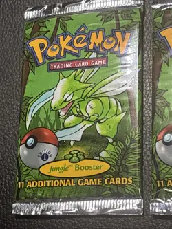 UNGRADED POKEMON JUNGLE 1ST FIRST EDITION BOOSTER PACK ART SET Sealed Complete - Image 3