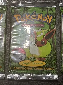 UNGRADED POKEMON JUNGLE 1ST FIRST EDITION BOOSTER PACK ART SET Sealed Complete - Image 5