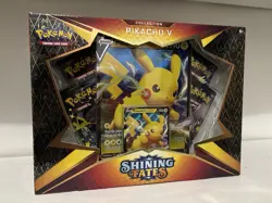 🔥 Pokemon TCG Shining Fates Pikachu V Collection Box New Sealed 💥 - Image 1