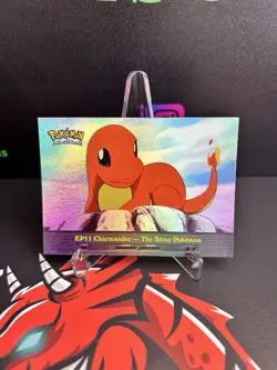Topps Pokemon TV Animation Series 2 Charmander EP11 - The Stray Pokemon Rainbow - Image 1