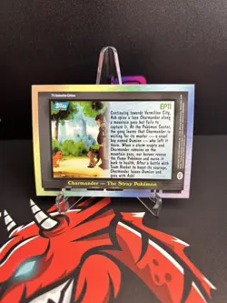 Topps Pokemon TV Animation Series 2 Charmander EP11 - The Stray Pokemon Rainbow - Image 2
