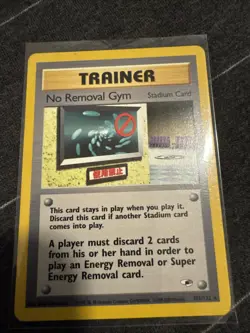 No Removal Gym 103/132 LP Gym Heroes Regular Unlimited Rare Pokemon TCG 2000 - Image 1