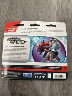 Pokemon Journey Together 3 Pack Blister (Yanmega) Factory Sealed - Image 3