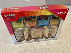 Pokemon Scarlet & Violet - 151 - 5-Pack - Mini Tins w/ 4 Promos - Costco Bundle - Image 1