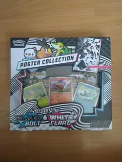 Pokemon TCG - Black Bolt & White Flare - Unova Victini Poster Collection x2 - Image 1