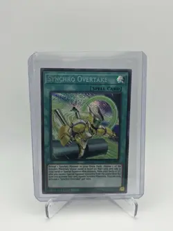 Yugioh Synchro Overtake DAMA-EN067 Secret Rare 1st Edition - Image 1