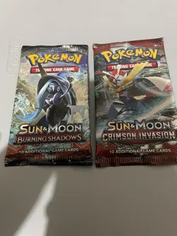 (2) Pokemon Sun & Moon Burning Shadows Booster Packs Unweighed - Image 1