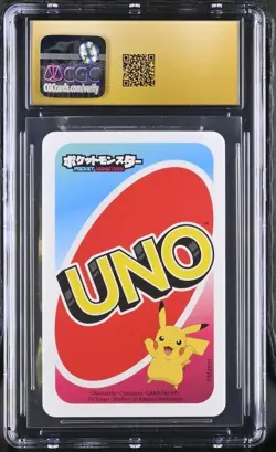 PRISTINE CGC 10 CHARIZARD POKEMON POCKET UNO GREEN PLAYING CARDS 2021 - Image 2