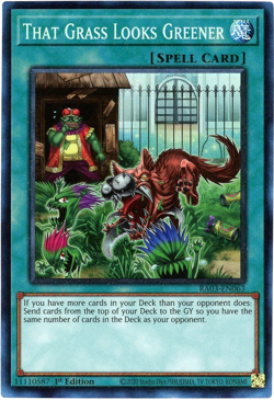 Yugioh! That Grass Looks Greener RA03-EN063 Prismatic Collector's Rare PCR NM/M - Image 1