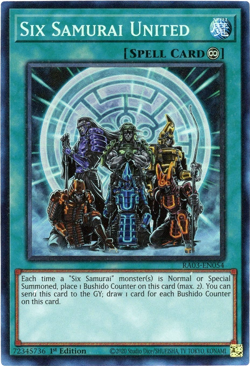 Yugioh! Six Samurai United - RA03-EN054 Prismatic Collector's Rare (PCR) NM/M - Image 1