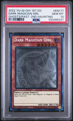 Yugioh - PSA 10 - Dark Magician Girl - Ghost Rare - GFP2-EN177 - MINT - Image 1