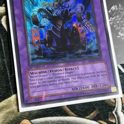 Gatling Dragon FET-EN035 Ultra Rare 1st Ed 2005 Holo LP GX Classic YUGIOH - Image 3