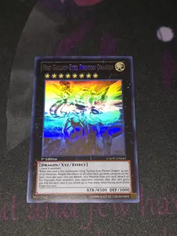 Yugioh! LP Neo Galaxy-Eyes Photon Dragon - GAOV-EN041 - Ghost Rare - Image 1