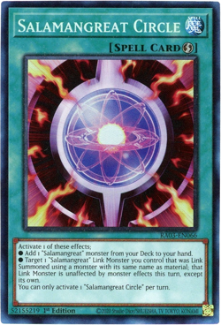 Yugioh! Salamangreat Circle RA03-EN066 Prismatic Collector's Rare PCR NM/M - Image 1