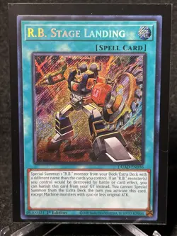 R.B. Stage Landing DUAD-EN096 Secret Rare Duelist's Advance NM 1st Ed YUGIOH - Image 1