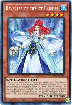 YuGiOh! Revealer of the Ice Barrier RA03-EN028 Prismatic Collector's Rare (PCR) - Image 1