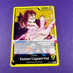 OP10-099 Eustass"Captain"Kid Leader English One Piece TCG Card OP10 Royal Blood - Image 1