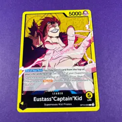 OP10-099 Eustass"Captain"Kid Leader English One Piece TCG Card OP10 Royal Blood - Image 2