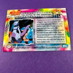 Topps The Battle Of Champions Holo 25 Mewtwo Strikes Back Pokemon Card Trading - Image 3