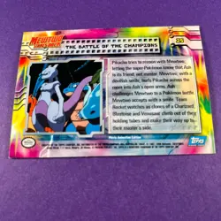 Topps The Battle Of Champions Holo 25 Mewtwo Strikes Back Pokemon Card Trading - Image 4