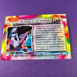 Topps The Battle Of Champions Holo 25 Mewtwo Strikes Back Pokemon Card Trading - Image 4