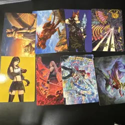 Magic The Gathering Final Fantasy Art Series 18 Card Lot NM. 4 gold-signed - Image 1