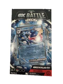 Nintendo Pokemon TCG Greninja ex Battle Deck Factory Sealed Box 60 Card Deck - Image 1