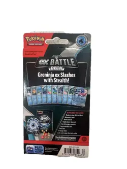 Nintendo Pokemon TCG Greninja ex Battle Deck Factory Sealed Box 60 Card Deck - Image 3