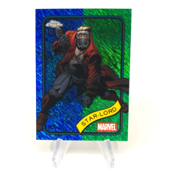 Marvel Card Star Lord 104 Blue Green Shimmer /199 Topps Chrome 2025 [NM] - Image 1