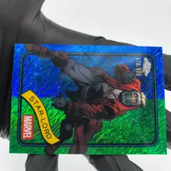 Marvel Card Star Lord 104 Blue Green Shimmer /199 Topps Chrome 2025 [NM] - Image 5
