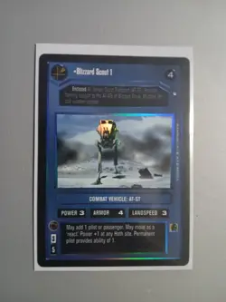 Blizzard Scout 1 (FOIL) - Hoth - Star Wars CCG Customizeable Card Game SWCCG - Image 1