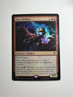 MTG Edge Of Eternities - Nova Hellkite 0148 R Foil NM/M - Image 1