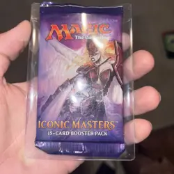 1 (one) - Magic The Gathering Iconic Masters Booster Pack MTG - Image 1