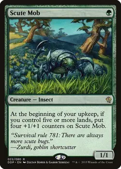 * SCUTE MOB * DUEL DECKS: ZENDIKAR VS ELDRAZI * NM * MTG - Image 1