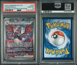 Pokemon Charizard ex #234/091 Paldean Fates Special Illustration Rare PSA 10 - Image 2