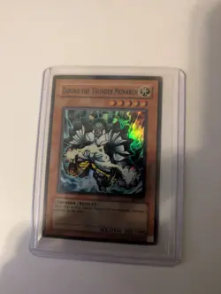 YUGIOH ZARBORG THE THUNDER MONARCH AST-023 NEVER PLAYED NM ACTUAL PICS - Image 3