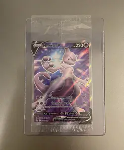 Mewtwo V - SWSH229 - Pokemon Sword & Shield Promo SEALED Ultra Rare Holo Card NM - Image 3