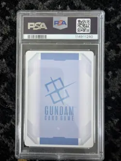 Gundam Card Game Limited Box Ver.β ST02-001 LR+ Wing Gundam Japanese PSA 9 - Image 2