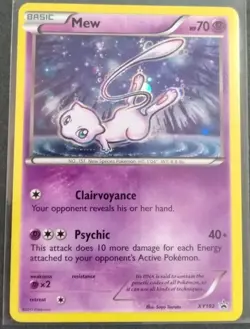Mew XY192 - NM Black Star Promo Holo Pokemon Card - Image 1