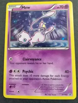 Mew XY192 - NM Black Star Promo Holo Pokemon Card - Image 2