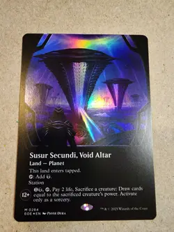 Susur Secundi, Void Altar - #284 Foil (Borderless) Edge of Eternities - Mtg - Image 1