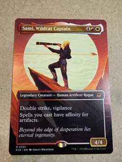 Sami, Wildcat Captain - #301 Regular (Borderless) Edge of Eternities - Mtg - Image 1