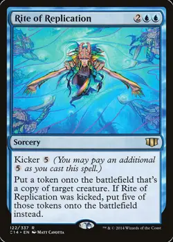 RITE OF REPLICATION Commander 2015 MTG Blue - Rare - Image 1