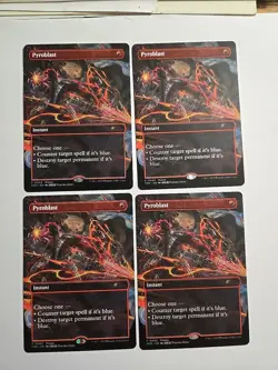 Pyroblast (Promo) x4 Playset MTG ENGLISH Rare - Check My Store! - Image 1