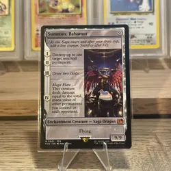 MTG Magic The Gathering Final Fantasy Summon: Bahamut (0001) Rare Non-Holo - Image 1