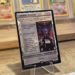 MTG Magic The Gathering Final Fantasy Summon: Bahamut (0001) Rare Non-Holo - Image 2